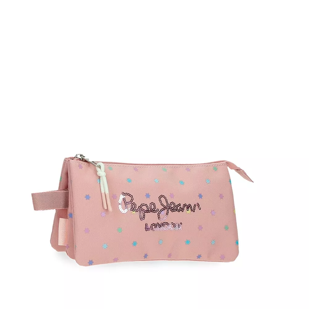 Pepe Jeans - Estuche De Niña Carina Tres Compartimentos barato