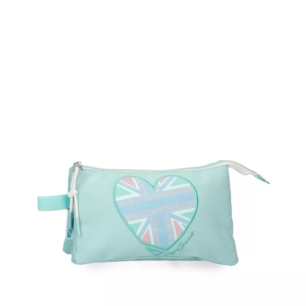 Pepe Jeans - Estuche De Niña Nerea Tres Compartimentos barato