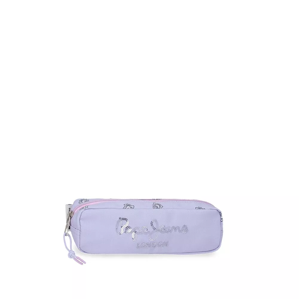 Pepe Jeans - Estuche Escolar Becca Color Morado Con Cremallera En Oferta Pepe Jeans - Estuche Escolar Becca Color Morado Con Cremallera Barato