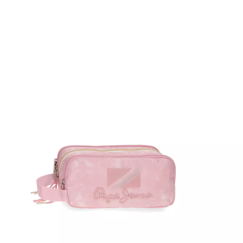 Pepe Jeans - Estuche Holi Con Tres Compartimentos Y Asa Para Colgar En Oferta Pepe Jeans - Estuche Holi Con Tres Compartimentos Y Asa Para Colgar Barato