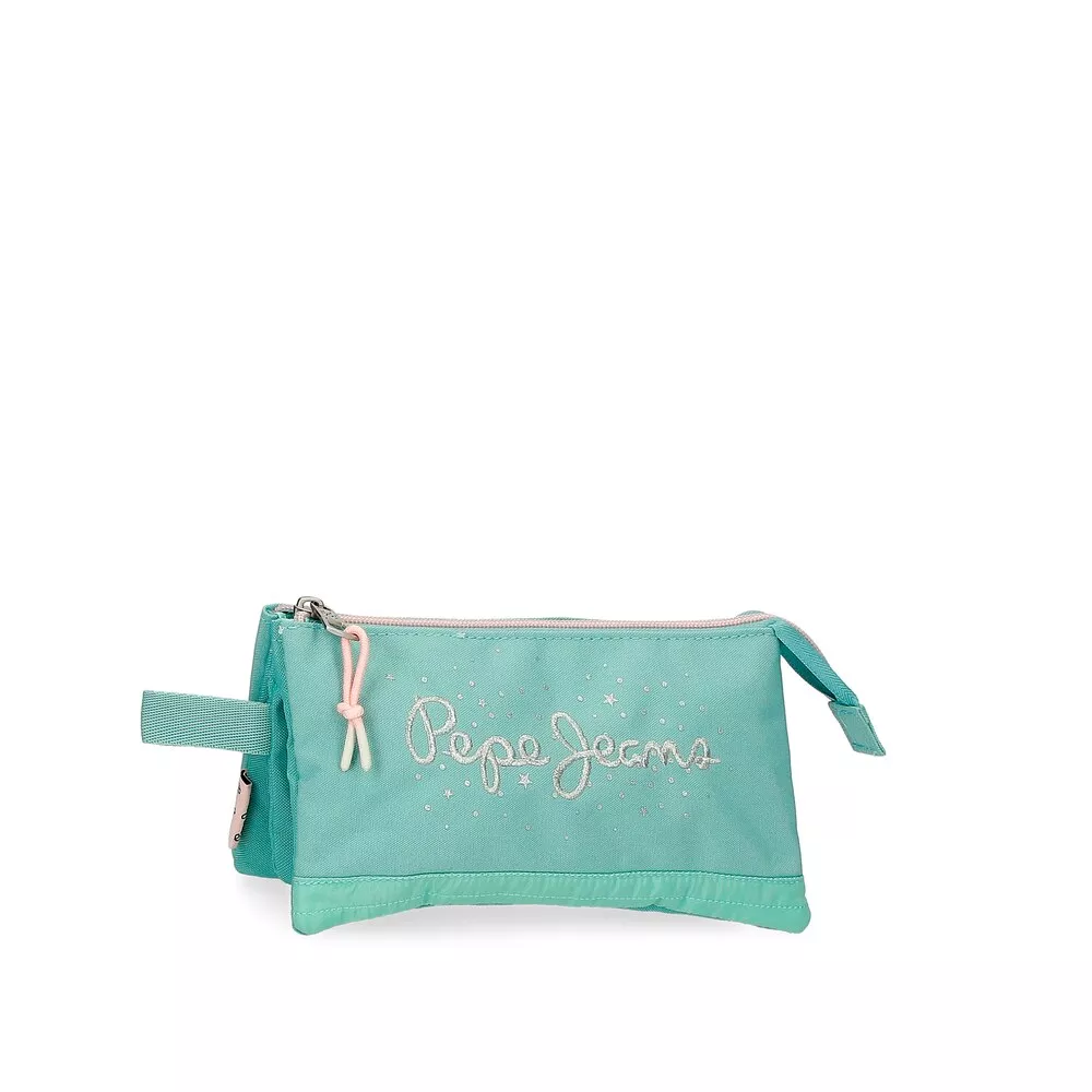 Pepe Jeans - Estuche Jane Con Tres Compartimentos Y Cierre De Cremallera barato