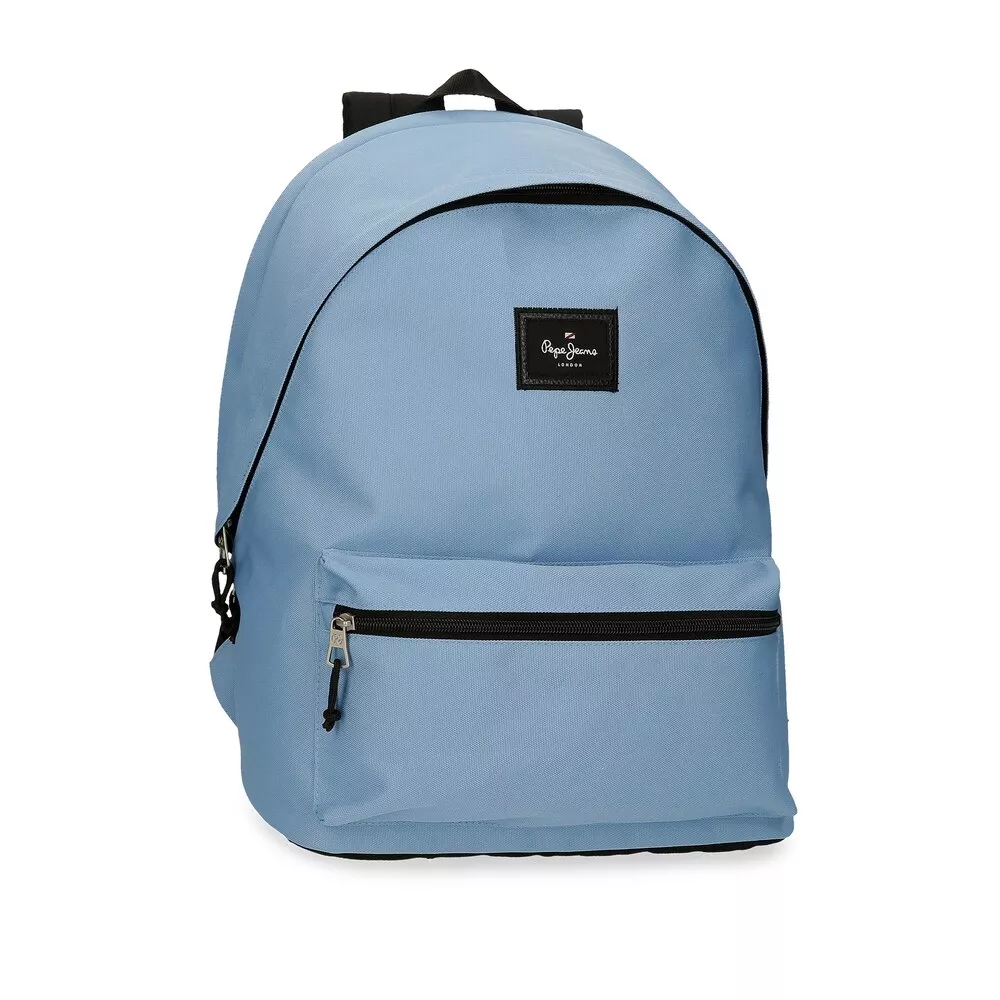Pepe Jeans - Mochila Aris Colorful Portaordenador Con Dos Compartimentos Color Azul barato