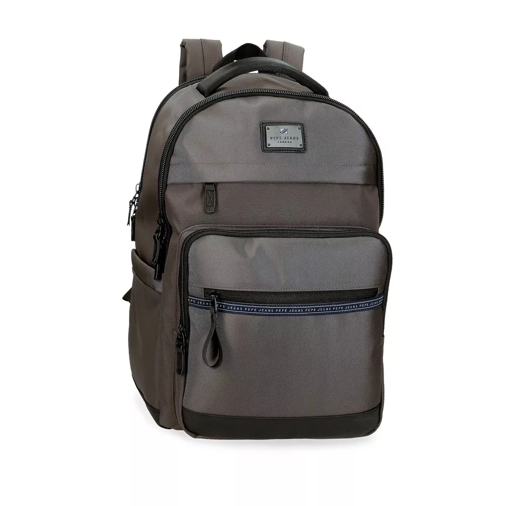 Pepe Jeans - Mochila De Hombre Iron Para Portátil 15,6´´ Dos Compartimentos Adaptable En Oferta Pepe Jeans - Mochila De Hombre Iron Para Portátil 15