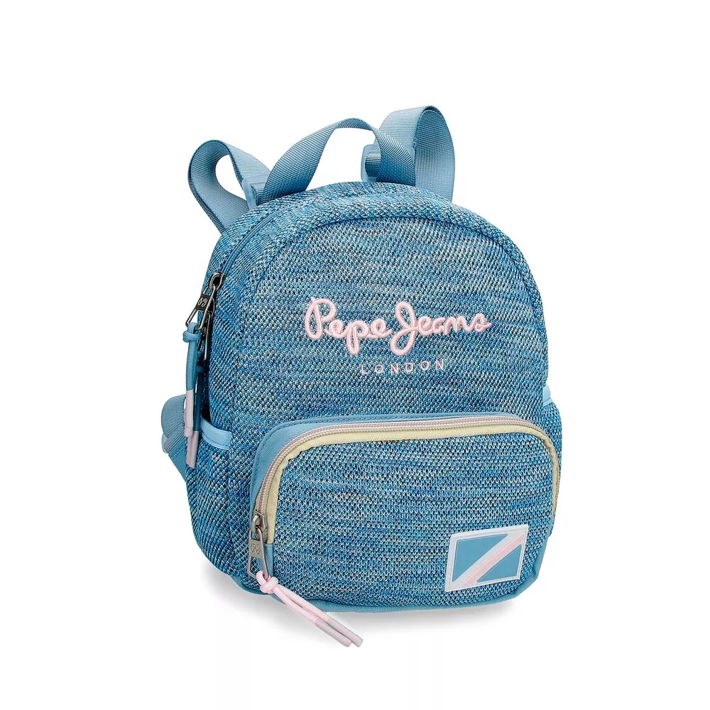 Pepe Jeans - Mochila De Niña Lena Pequeña Con Bolsillo Frontal barato