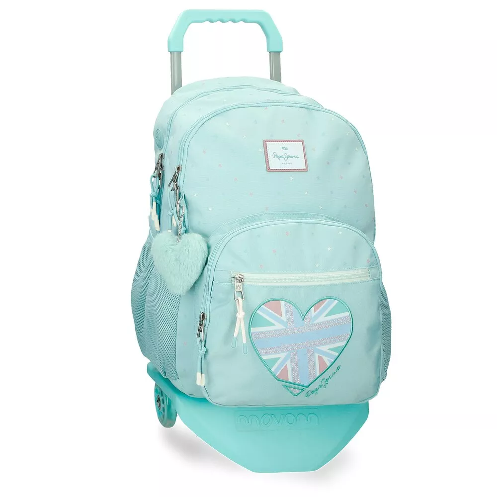Pepe Jeans - Mochila De Niña Nerea 44cm Adaptable A Carro Con Dos Compartimentos Y Bolsillo Para Tablet barato