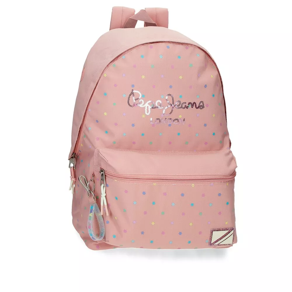 Pepe Jeans - Mochila Escolar De Niña Carina Con Bolsillo Para Tablet barato