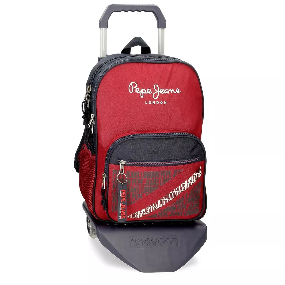 Pepe Jeans - Mochila Escolar De Niño Clark Doble Compartimento Y Bolsillos Laterales
