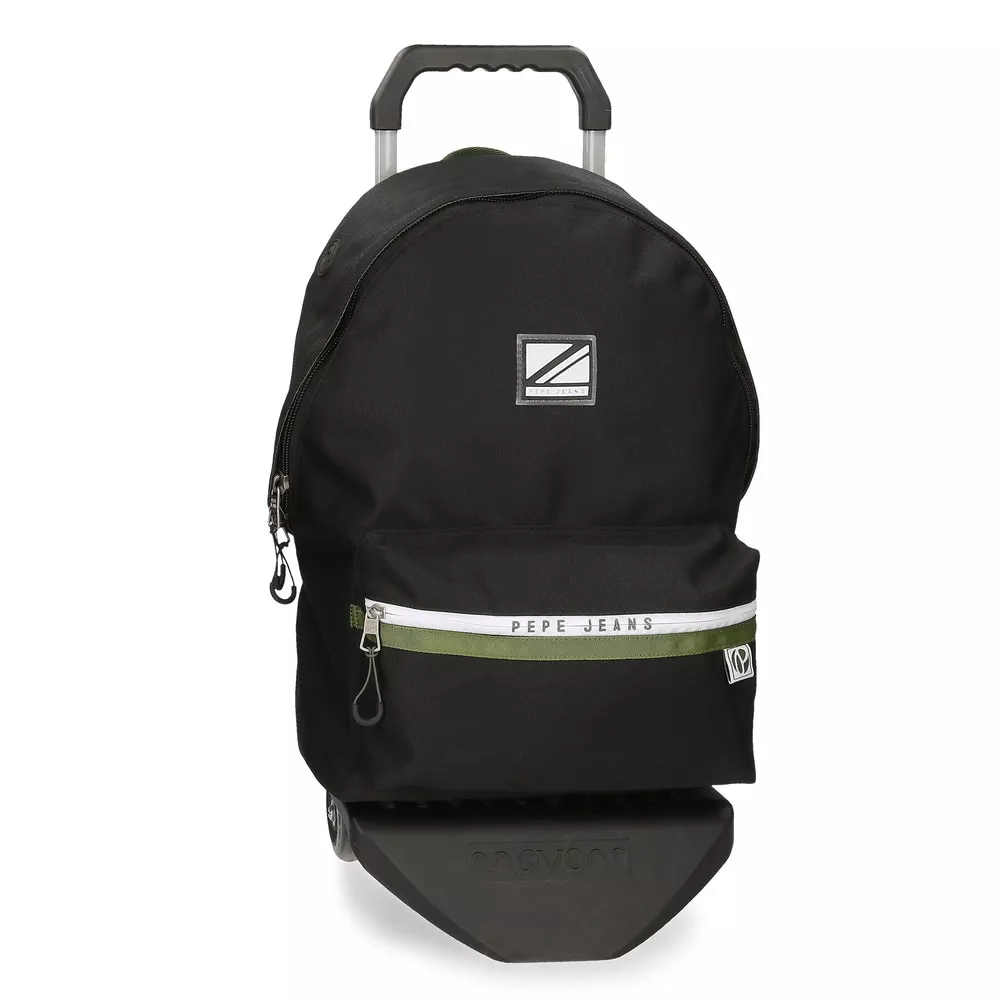 Pepe Jeans - Mochila Luca Con Bolsillo Frontal Y Con Carro barato