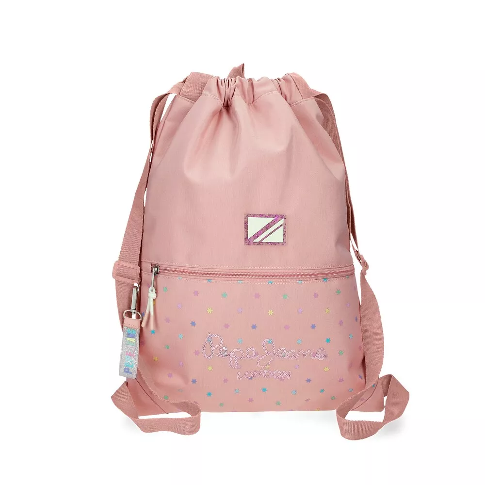 Pepe Jeans - Mochila Saco De Niña Carina Con Bolsillo Frontal barato