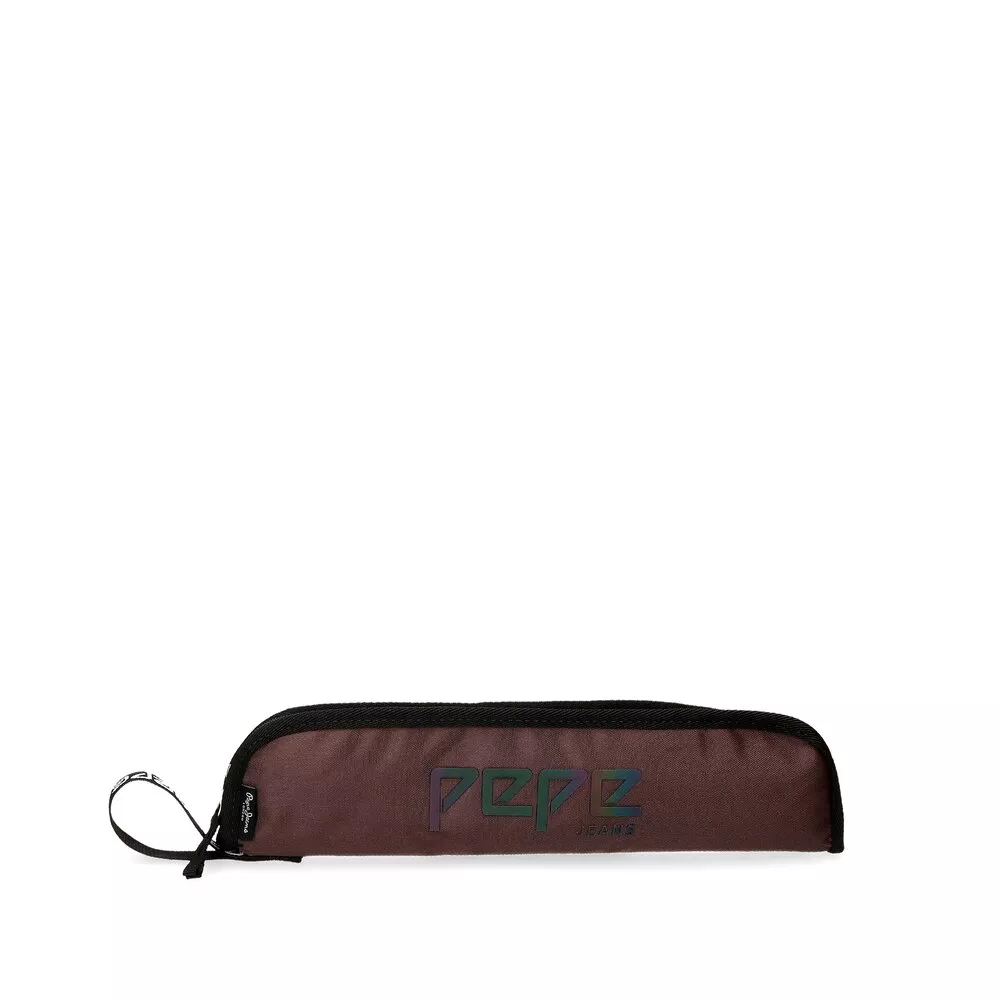 Pepe Jeans - Porta Flauta Osset Marrón Con Cierre Cremallera Y Asa Para Colgar En Oferta Pepe Jeans - Porta Flauta Osset Marrón Con Cierre Cremallera Y Asa Para Colgar Barato