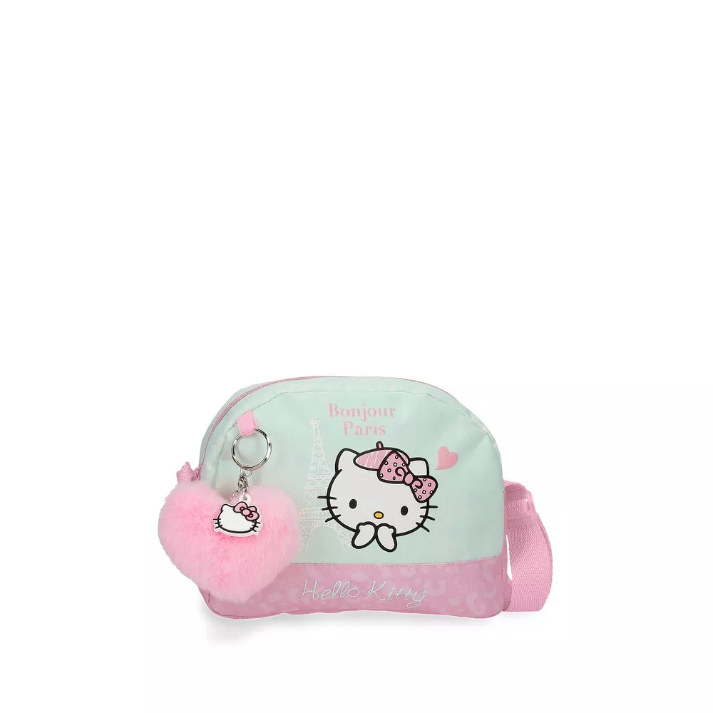 Personajes - Bandolera De Niña Hello Kitty Paris Ajustable Y Con Pompon Decorativo En Oferta Personajes - Bandolera De Niña Hello Kitty Paris Ajustable Y Con Pompon Decorativo Barato