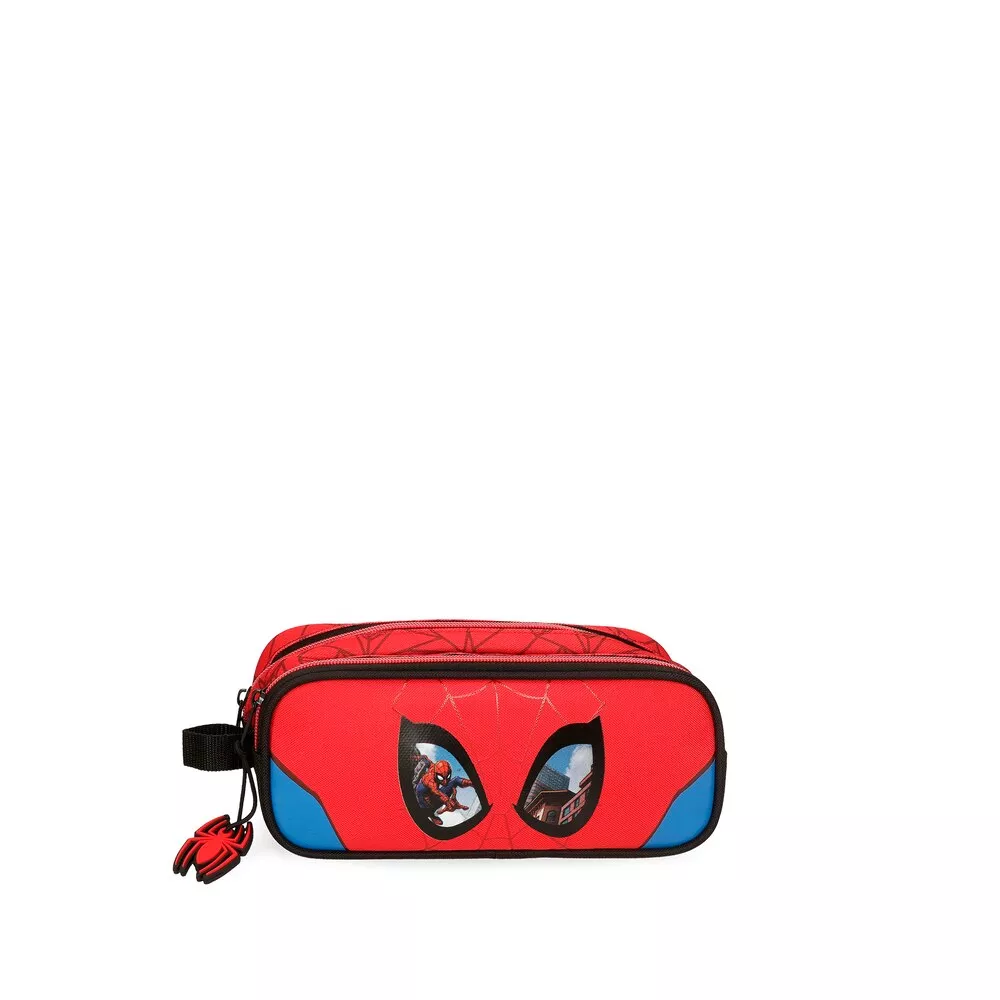 Personajes - Estuche De Niño Spiderman Protector Con Dos Compartimentos Y Asa Para Colgar En Oferta Personajes - Estuche De Niño Spiderman Protector Con Dos Compartimentos Y Asa Para Colgar Barato