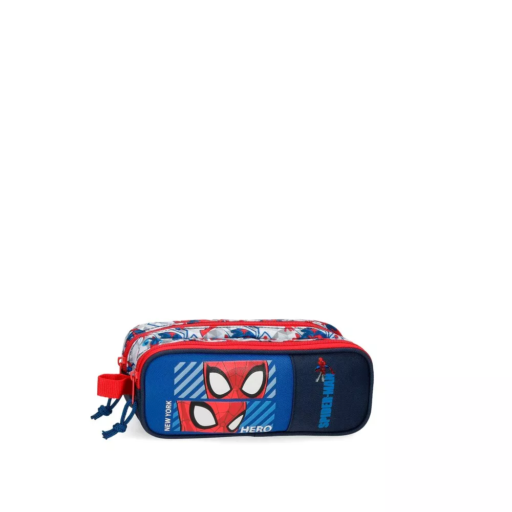 Personajes - Estuche Marvel Spiderman Hero Dos Compartimentos Y Asa Para Colgar En Oferta Personajes - Estuche Marvel Spiderman Hero Dos Compartimentos Y Asa Para Colgar Barato