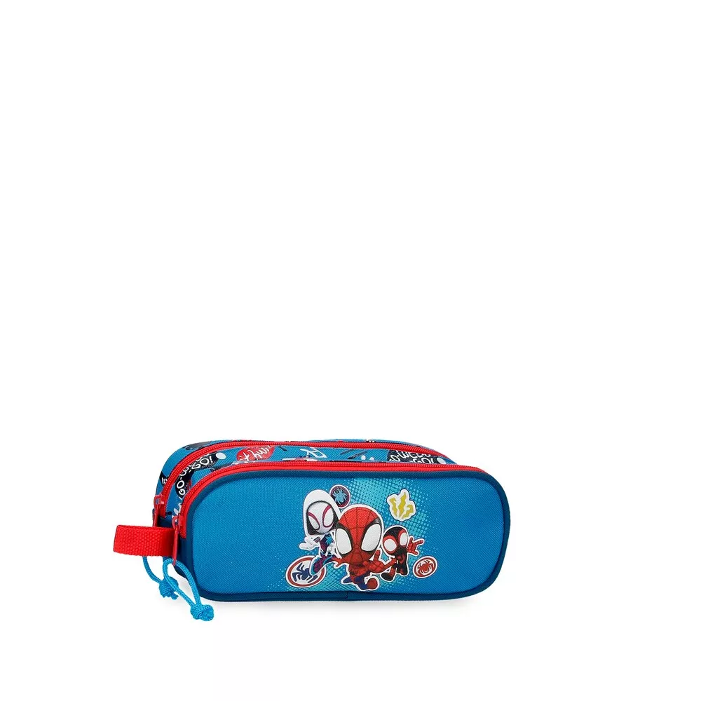 Personajes - Estuche Spidey Go Webs Go Con Dos Compartimentos Y Asa Para Colgar Color Azul En Oferta Personajes - Estuche Spidey Go Webs Go Con Dos Compartimentos Y Asa Para Colgar Color Azul Barato