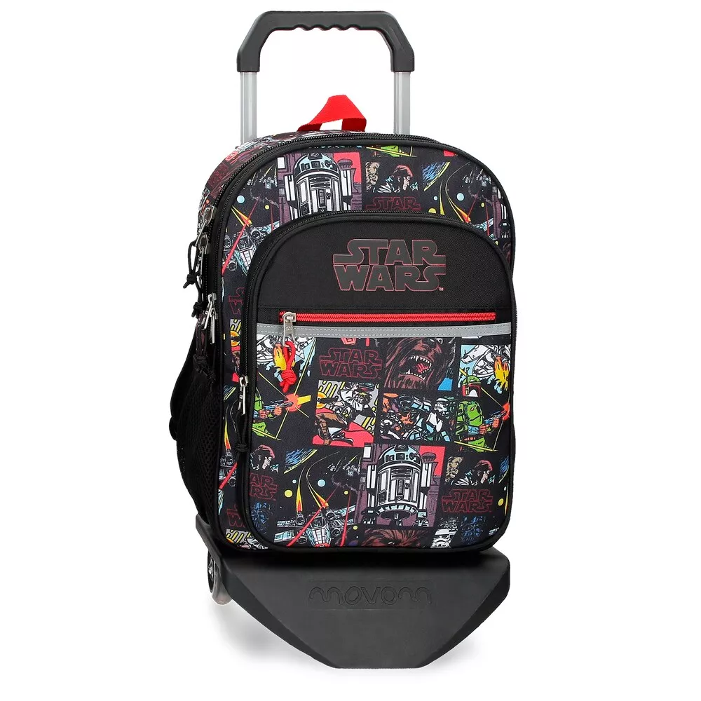 Personajes - Mochila De Niño Galactic Team Dos Compartimentos Con Carro barato