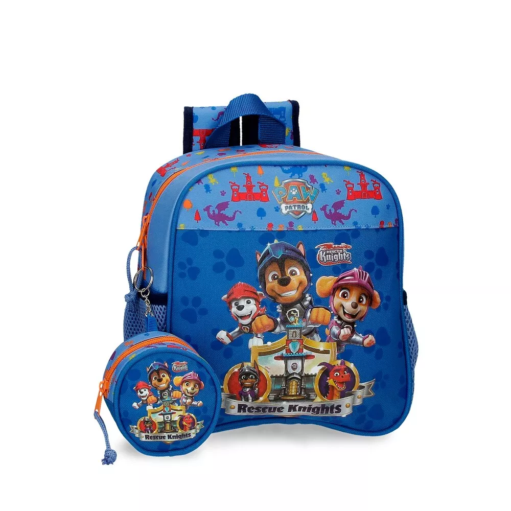 Personajes - Mochila De Niño Para Patrulla Canina Rescue Knights 25cm Con Porta Chupete barato