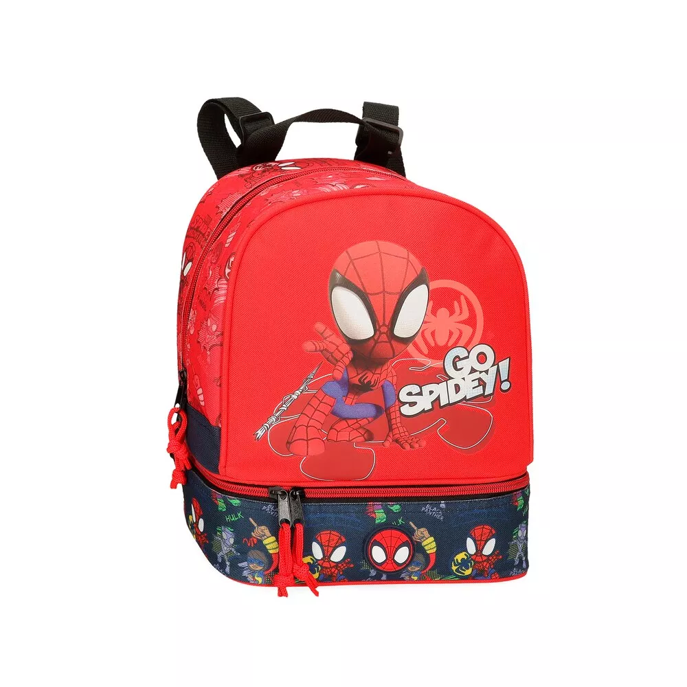 Personajes - Mochila Go Spidey Con Compartimento Para La Merienda barato