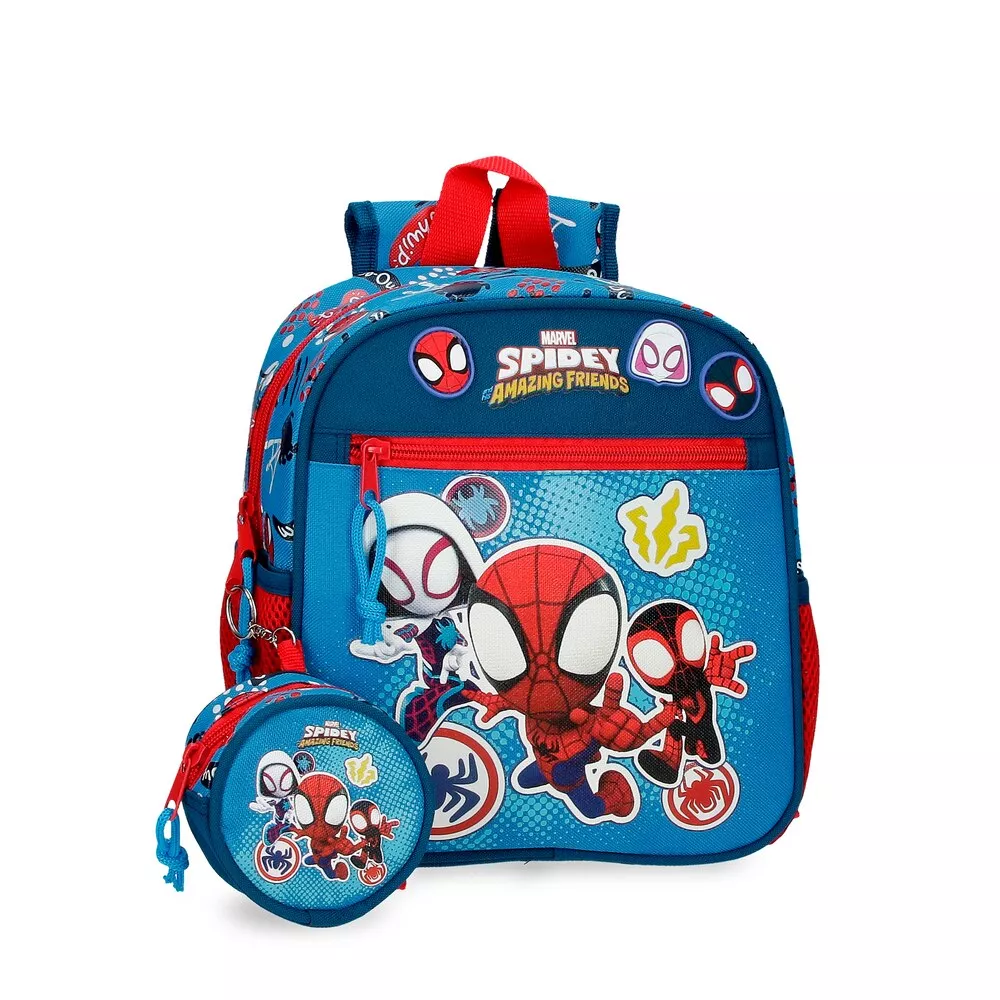 Personajes - Mochila Go Webs Go Spidey 25Cm Con Porta Chupete En Oferta Personajes - Mochila Go Webs Go Spidey 25Cm Con Porta Chupete Barato