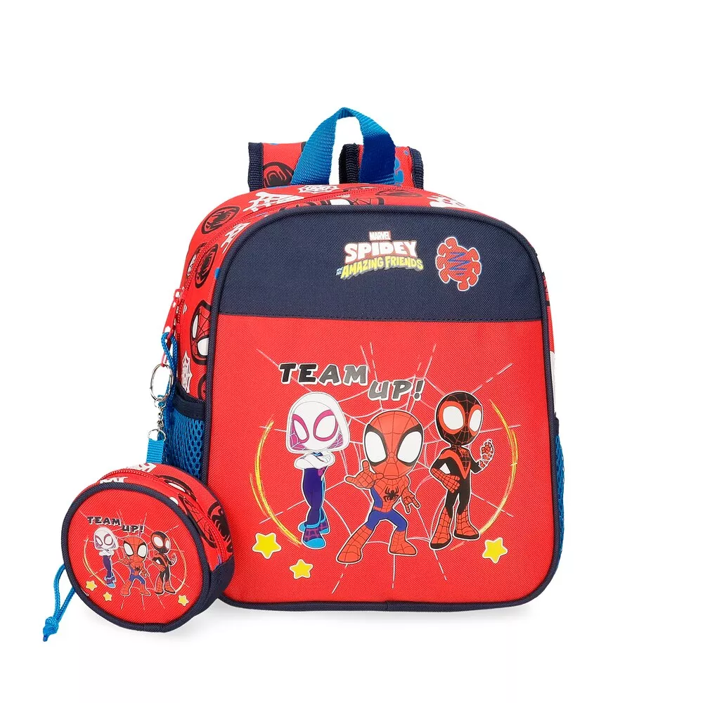 Personajes - Mochila Guardería Spidey And Friends 25 Cm Con Porta Chupete barato