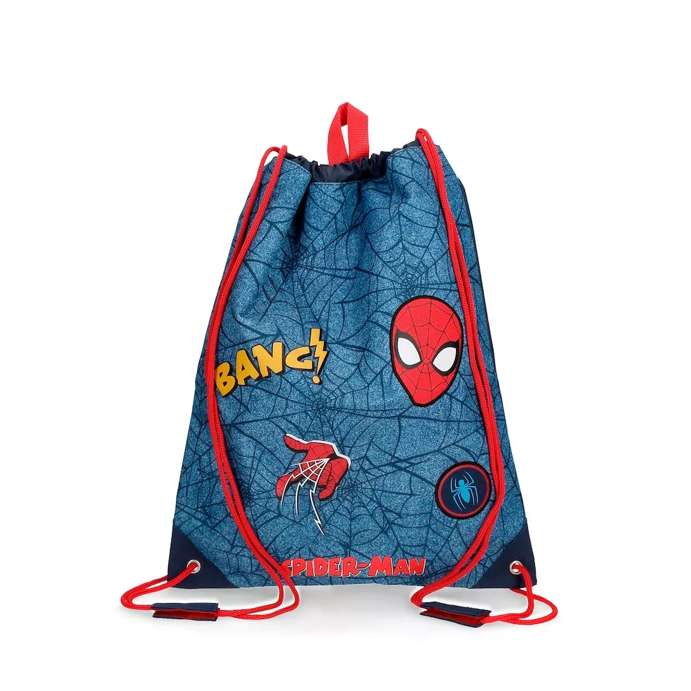 Personajes - Mochila Spiderman Denim Con Asa Para Colgar barato