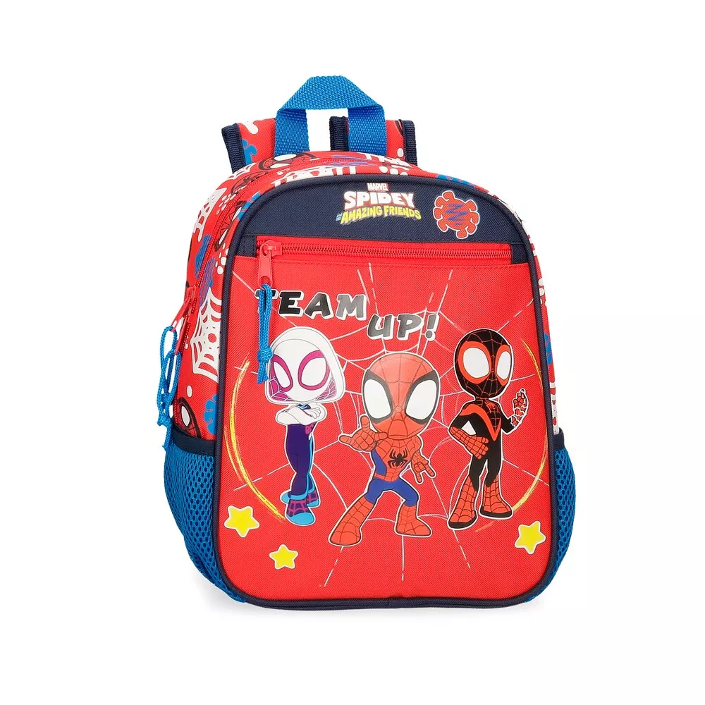 Personajes - Mochila Spidey And Friends 28Cm Con Bolsillos Frontales En Oferta Personajes - Mochila Spidey And Friends 28Cm Con Bolsillos Frontales Barato