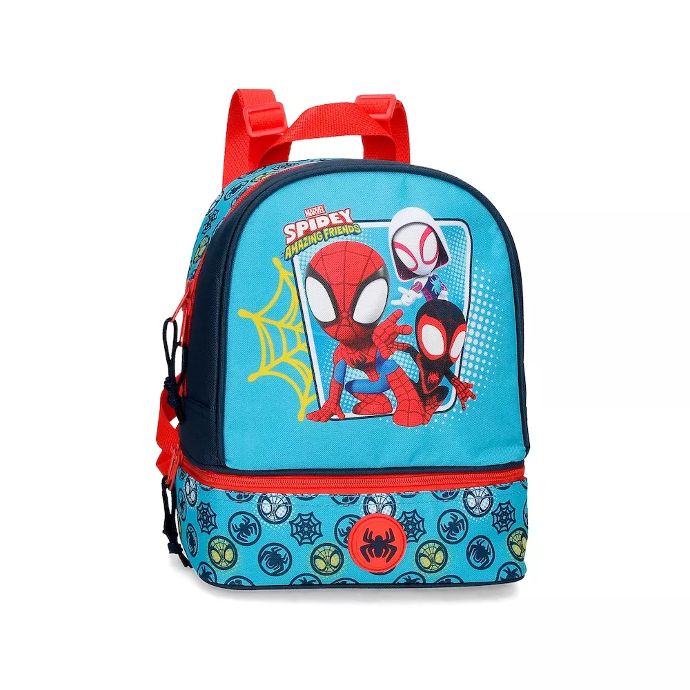 Personajes - Mochila Spidey Team Con Compartimento Para La Merienda En Oferta Personajes - Mochila Spidey Team Con Compartimento Para La Merienda Barato