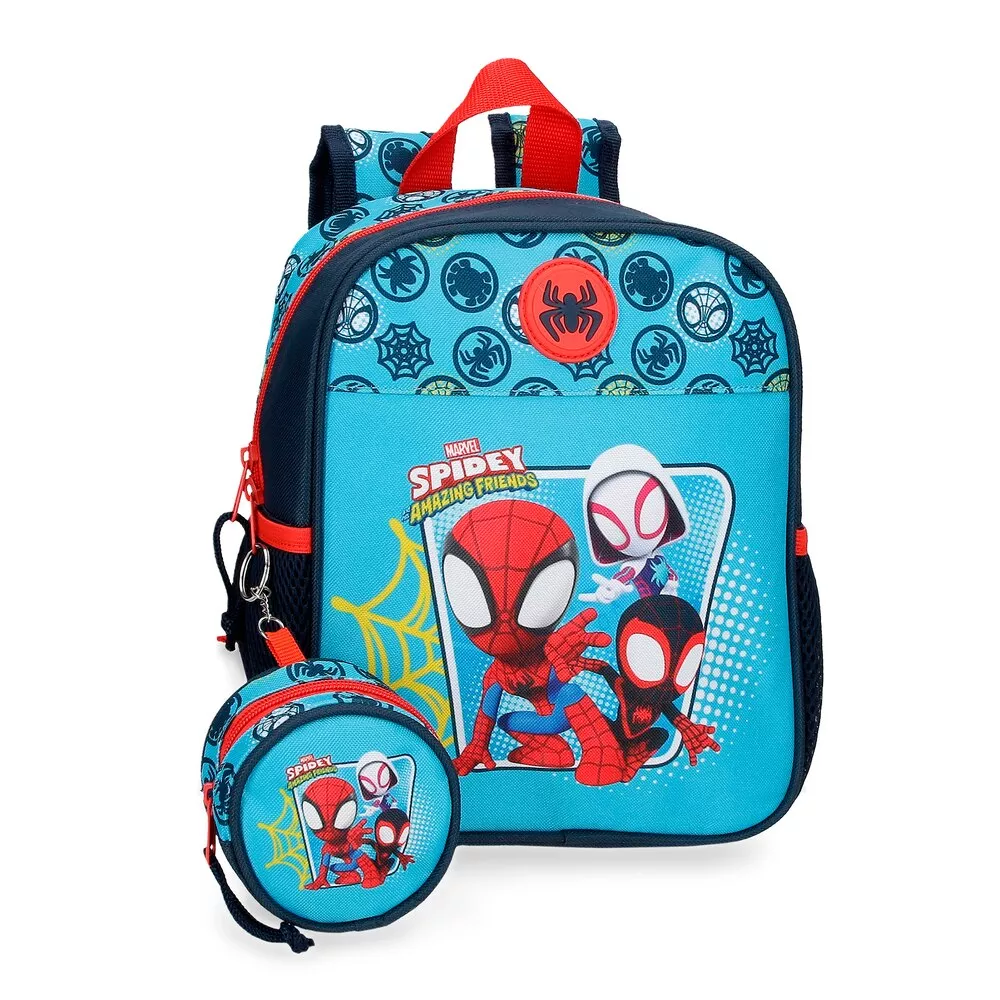Personajes - Mochila Spidey Team Up 25 Cm Con Porta Chupete barato
