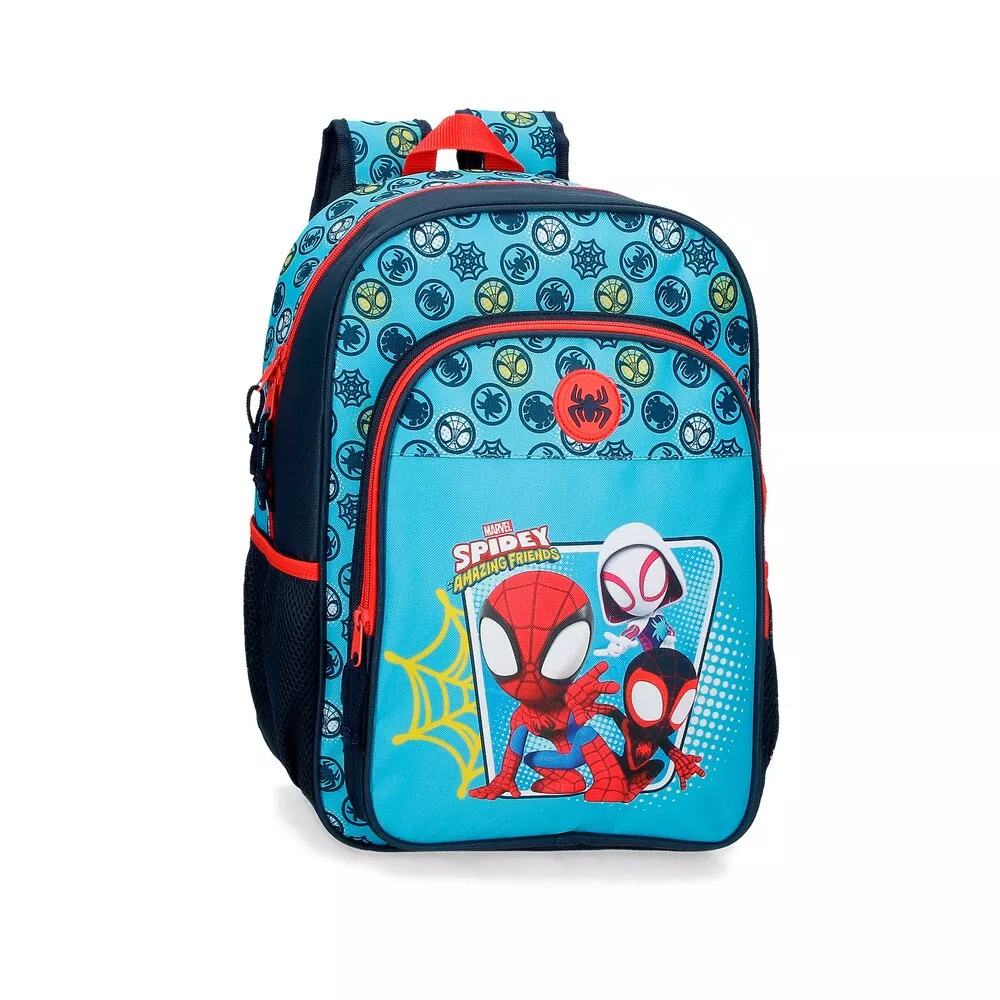 Personajes - Mochila Spidey Team Up 40 Cm Con Bolsillo Frontal barato