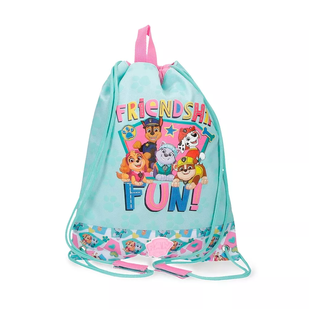 Personajes - Mocila Saco De Niña Patrulla Canina Friendship Fun Con Cierre Cinta En Oferta Personajes - Mocila Saco De Niña Patrulla Canina Friendship Fun Con Cierre Cinta Barato