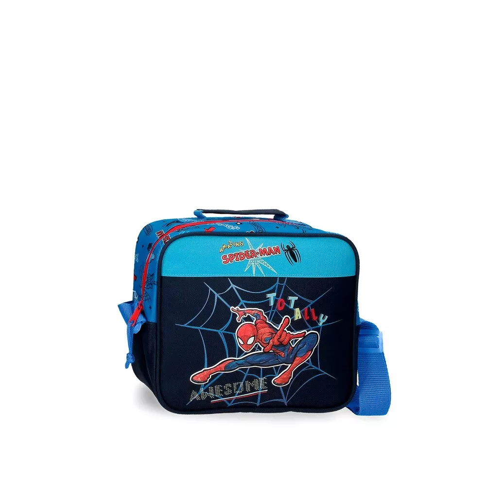 Personajes - Neceser Bandolera Spiderman Totally Awesome Adaptable Color Azul En Oferta Personajes - Neceser Bandolera Spiderman Totally Awesome Adaptable Color Azul Barato
