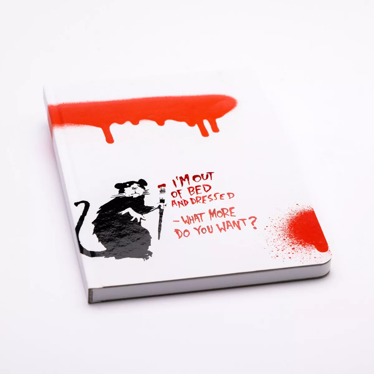 Pininfarina - Libreta A5 Papel Piedra Rayada 120 Gramos Edición Especial Limitada Banksy Dibujo En Rata Segno Negro En Oferta Pininfarina - Libreta A5 Papel Piedra Rayada 120 Gramos Edición Especial Limitada Banksy Dibujo En Rata Segno Negro Barato