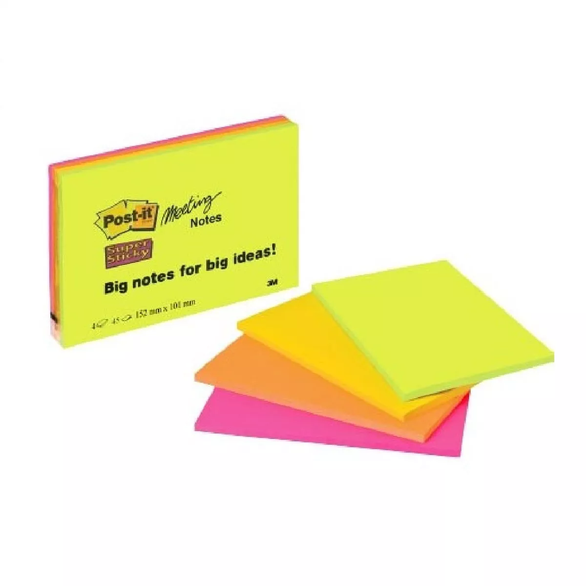 Post-It - Pack Bloc Notas Adhesivas Reposicionables Gran Formato 3Xl Multicolor En Oferta Post-It - Pack Bloc Notas Adhesivas Reposicionables Gran Formato 3Xl Multicolor Barato