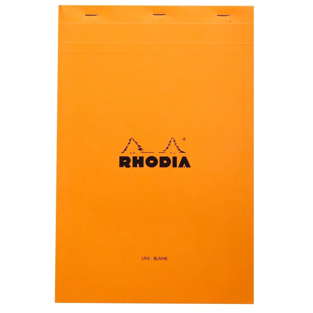 Rhodia - Bloc Grapado Liso 21X31,8Cm Naranja En Oferta Rhodia - Bloc Grapado Liso 21X31