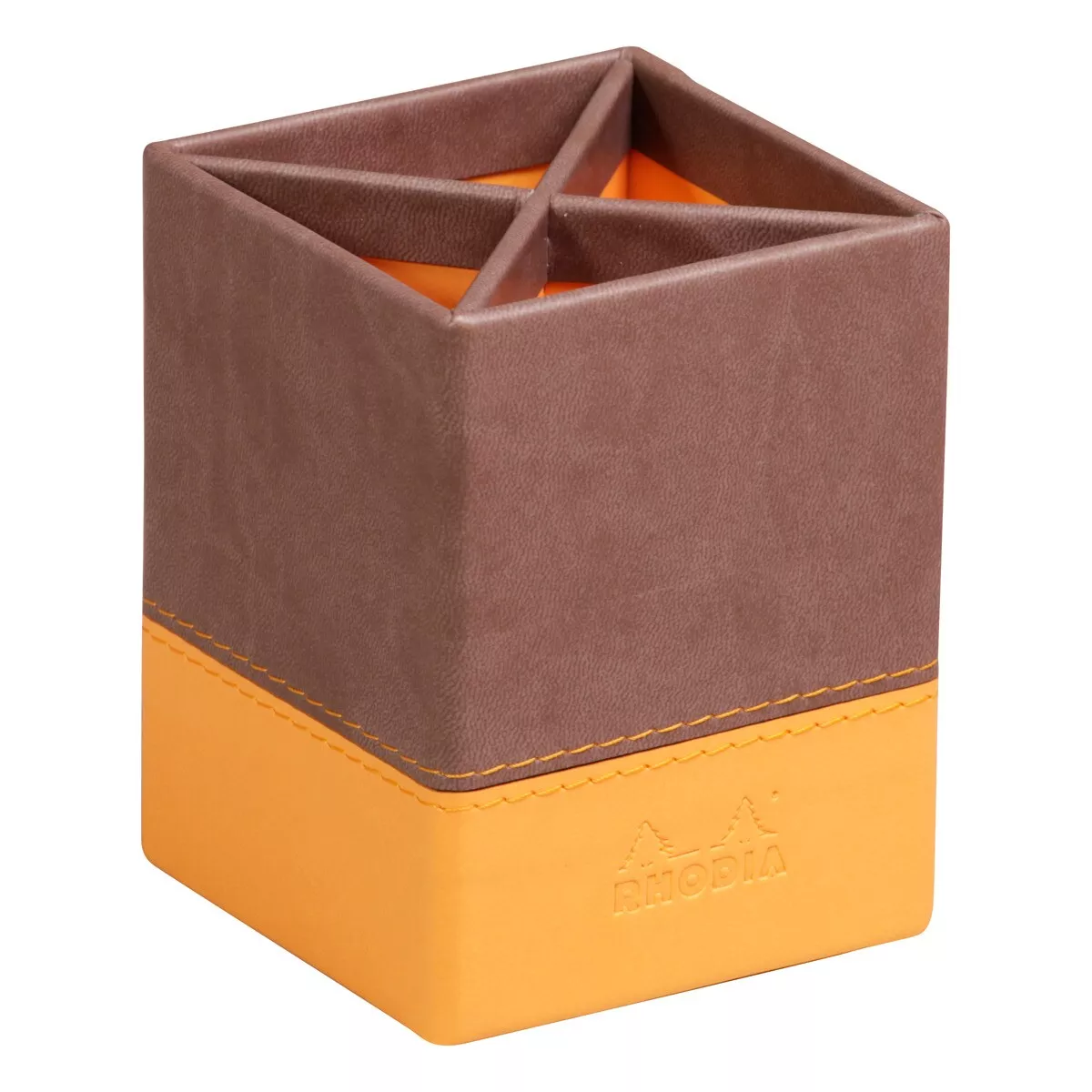 Rhodia - Cubilete Simil Piel Chocolate En Oferta Rhodia - Cubilete Simil Piel Chocolate Barato