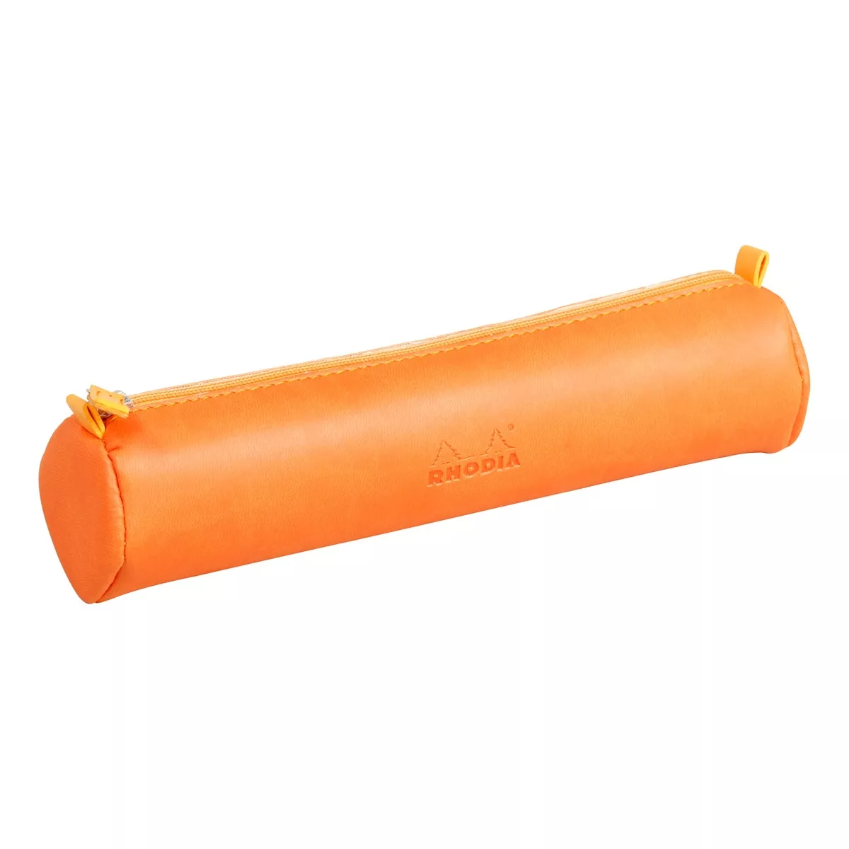 Rhodia - Portatodo Redondo Simil Piel Naranja Intenso En Oferta Rhodia - Portatodo Redondo Simil Piel Naranja Intenso Barato