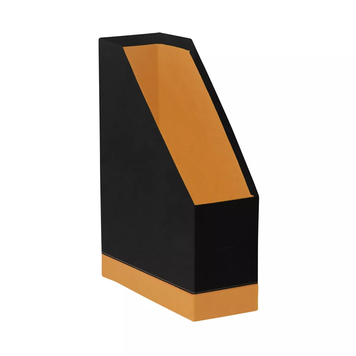 Rhodia - Revistero Simil Piel Negro/Naranja En Oferta Rhodia - Revistero Simil Piel Negro/Naranja Barato