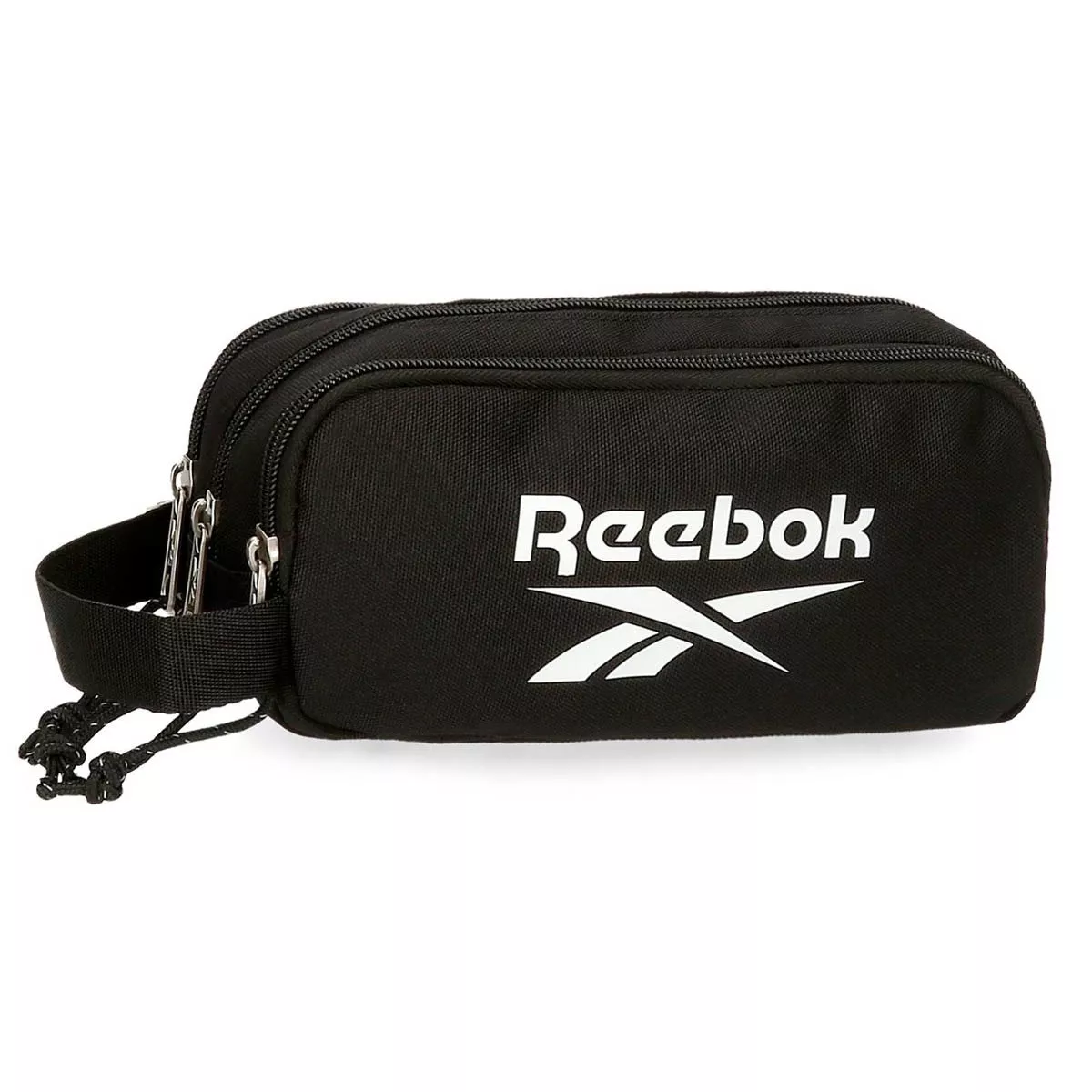 Reebok - Estuche Boston Triple Cremallera Negro En Oferta Reebok - Estuche Boston Triple Cremallera Negro Barato