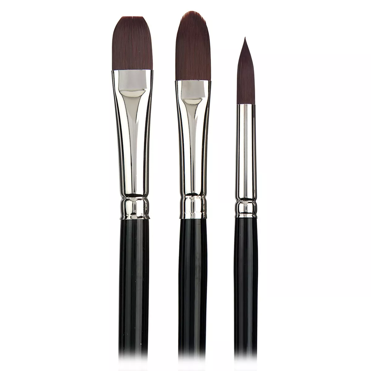 Rembrandt - Set 3 Pinceles Mango Largo Para Óleo/Acrílico De Diferentes Puntas Negro En Oferta Rembrandt - Set 3 Pinceles Mango Largo Para Óleo/Acrílico De Diferentes Puntas Negro Barato