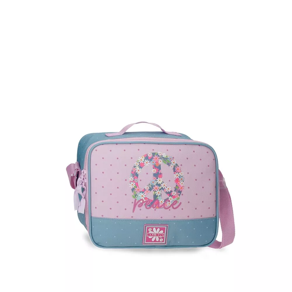 Roll Road - Bandolera Porta Alimentos Peacemulticolor Con Cremallera barato