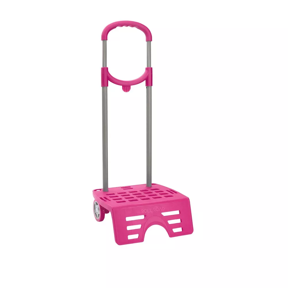 Roll Road - Carro Para Mochilas Fucsia Con Asa Extensible En Oferta Roll Road - Carro Para Mochilas Fucsia Con Asa Extensible Barato