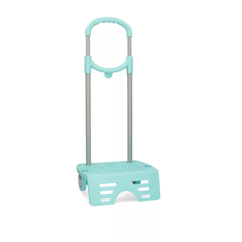 Roll Road - Carro Para Mochilas Turquesa Con Asa Extensible En Oferta Roll Road - Carro Para Mochilas Turquesa Con Asa Extensible Barato