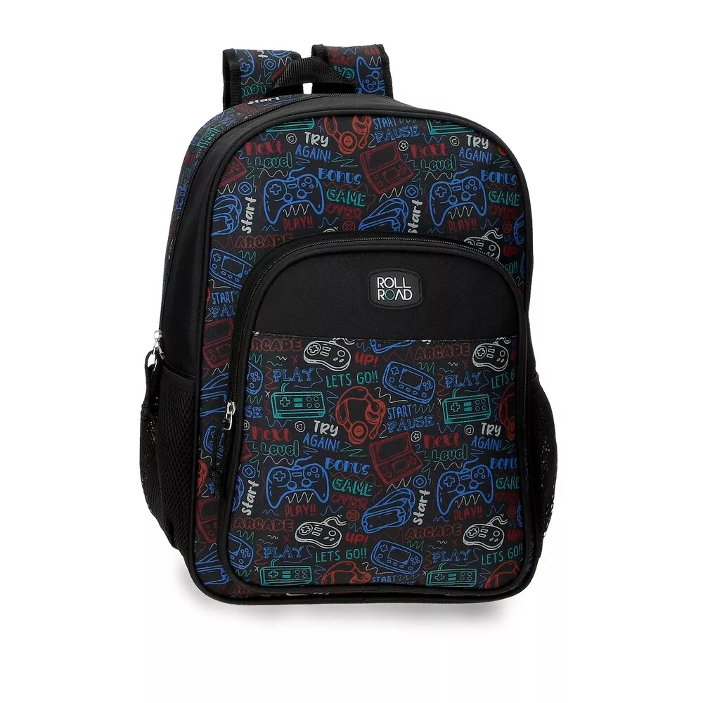 Roll Road - Mochila Escolar Next Level 40cm Con Bolsillos Laterales barato
