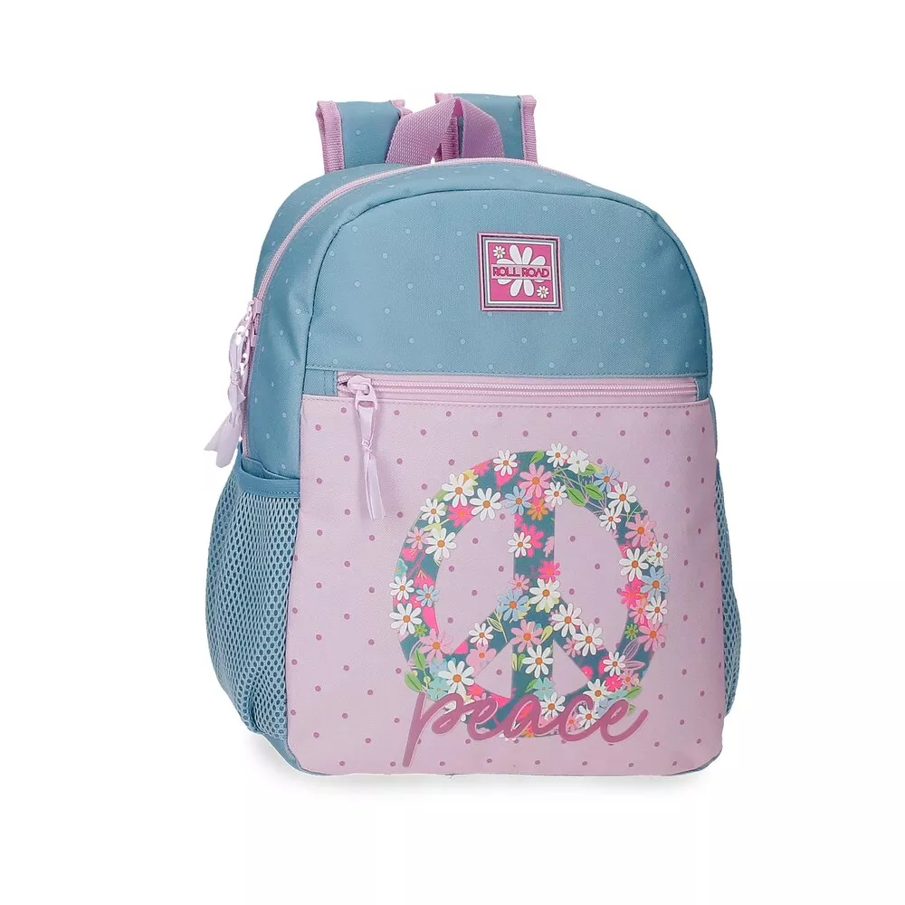 Roll Road - Mochila Peace 33 Cm Multicolor Con Cremallera En Oferta Roll Road - Mochila Peace 33 Cm Multicolor Con Cremallera Barato