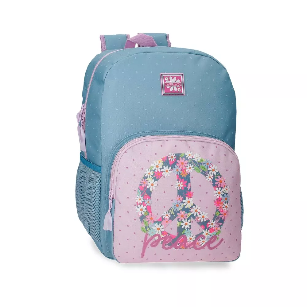 Roll Road - Mochila Peace 42 Cm Multicolor Con Cremallera En Oferta Roll Road - Mochila Peace 42 Cm Multicolor Con Cremallera Barato