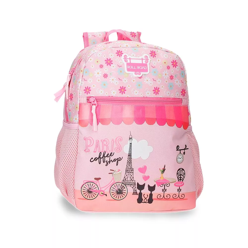 Roll Road - Mochila Preescolar Coffee Shop 33Cm Con Bolsillos Laterales En Oferta Roll Road - Mochila Preescolar Coffee Shop 33Cm Con Bolsillos Laterales Barato