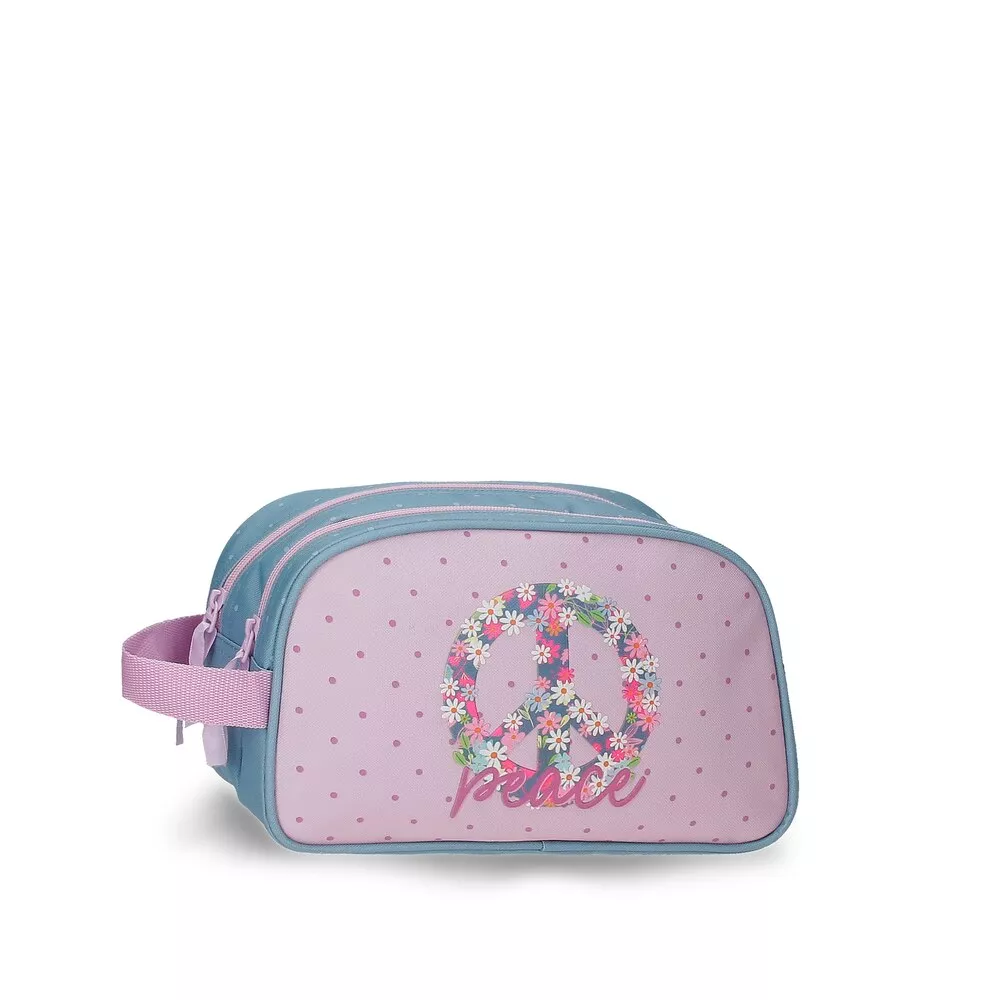 Roll Road - Neceser Peace Adaptable Doble Compartimento Multicolor En Oferta Roll Road - Neceser Peace Adaptable Doble Compartimento Multicolor Barato