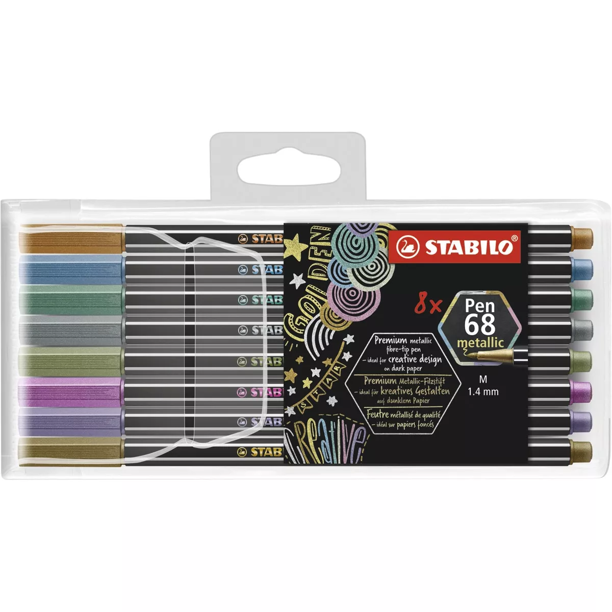 Stabilo - Estuche 8 Rotuladores Premium Metálico Pen 68 Metallic Multicolor En Oferta Stabilo - Estuche 8 Rotuladores Premium Metálico Pen 68 Metallic Multicolor Barato