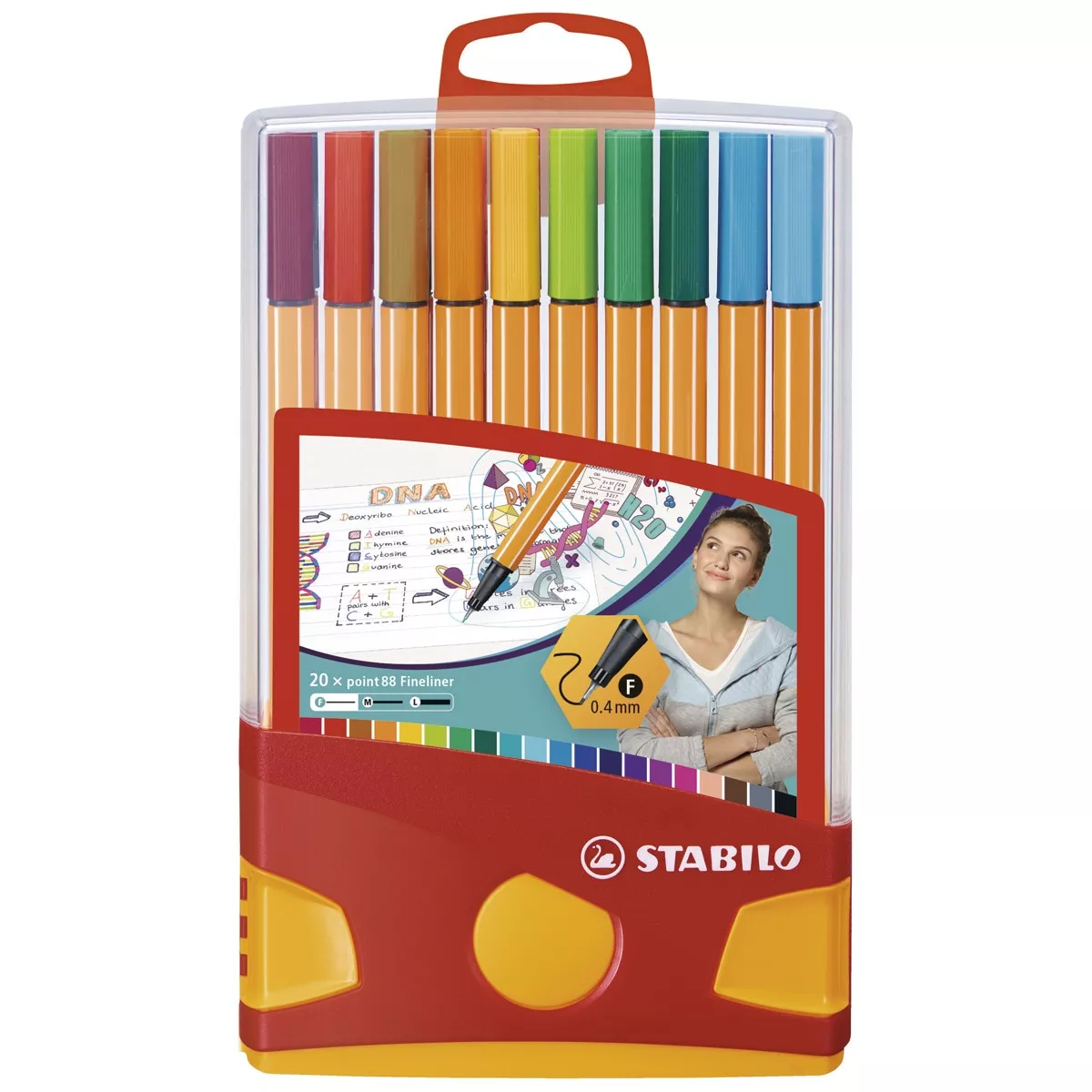 Stabilo - Estuche Colorparade De 20 Rotuladores Punta Fina Point 88 Multicolor En Oferta Stabilo - Estuche Colorparade De 20 Rotuladores Punta Fina Point 88 Multicolor Barato