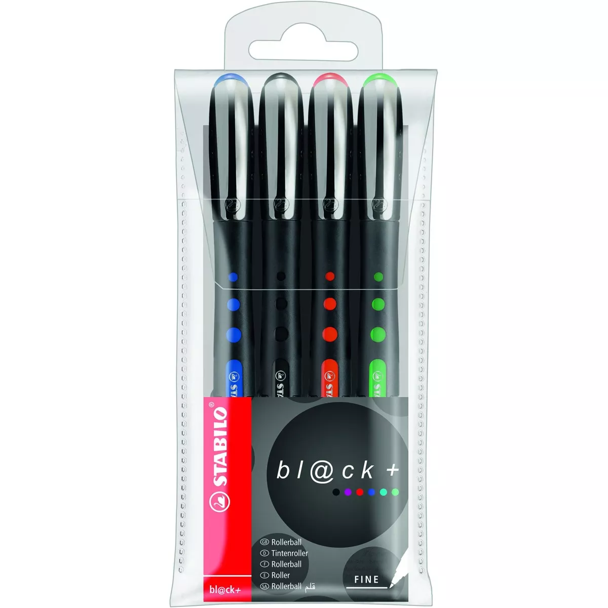 Stabilo - Estuche Con 4 Roller Bl@Ck + Multicolor En Oferta Stabilo - Estuche Con 4 Roller Bl@Ck + Multicolor Barato