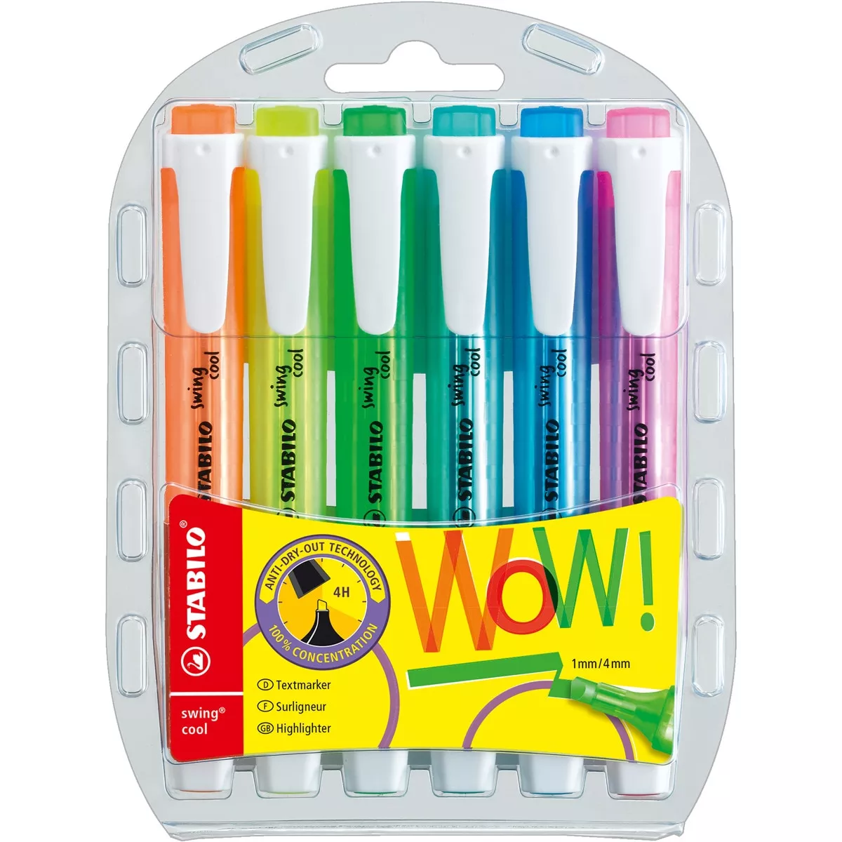 Stabilo - Estuche Con 6 Marcadores Fluorescentes Swing Cool Multicolor En Oferta Stabilo - Estuche Con 6 Marcadores Fluorescentes Swing Cool Multicolor Barato